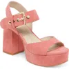 Dolce Vita Bobby Platform Sandal In Orange
