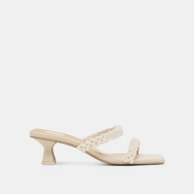 Dolce Vita Boni Pearl Heels Vanilla Stella In Neutral