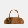 Dolce Vita Boracay Shoulder Bag Brown Suede