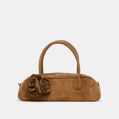 Dolce Vita Boracay Shoulder Bag Brown Suede