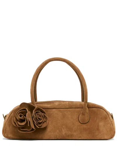 Dolce Vita Boracay Suede Shoulder Bag In Brown