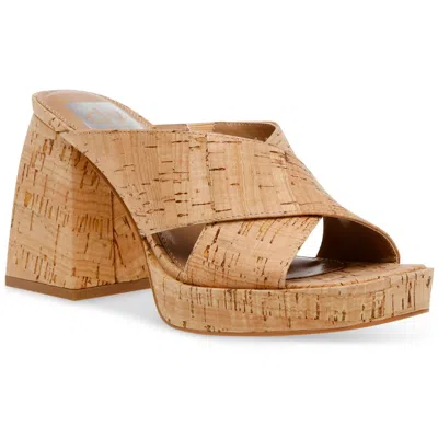 Dolce Vita Boscoe Womens Square Toe Block Heel Platform Sandals