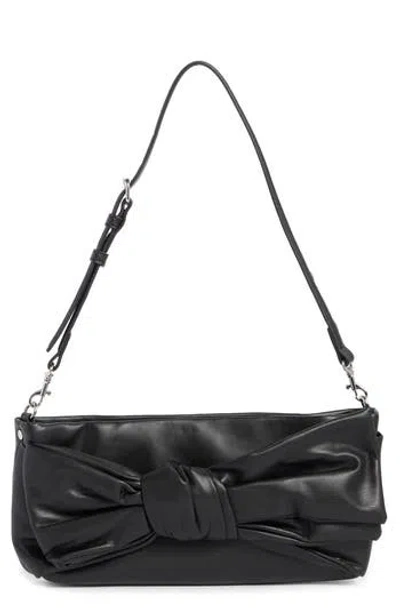 Dolce Vita Bow Clutch In Black