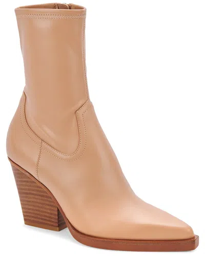 Dolce Vita Boyd Leather Bootie In Brown