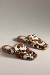 Dolce Vita Bradly Suede Mules In Sand