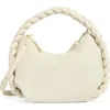 Dolce Vita Braided Handle Crossbody Bag In White
