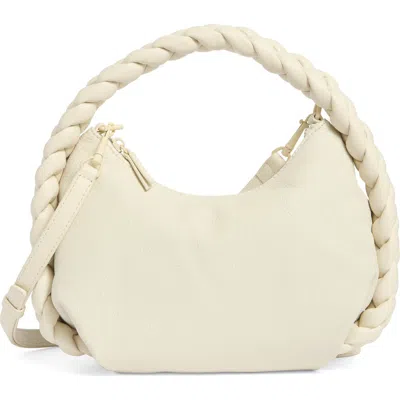 Dolce Vita Braided Handle Crossbody Bag In White