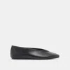 Dolce Vita Braidy Ballet Flats Black Leather