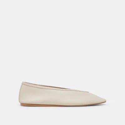 Dolce Vita Braidy Ballet Flats Ivory Leather