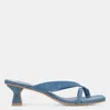 Dolce Vita Brevel Kitten Heel Flip Flop In Blue