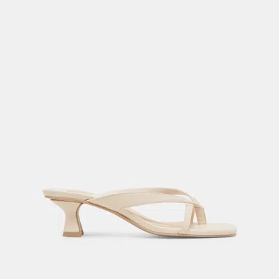 DOLCE VITA BREVEL HEELS BONE LEATHER