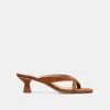 Dolce Vita Brevel Heels Dk Brown Suede In Brown