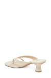 Dolce Vita Brevel Kitten Heel Flip Flop In Bone Leather