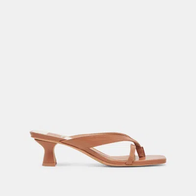Dolce Vita Brevel Wide Heels Saddle Leather