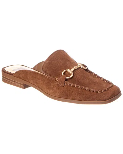 Dolce Vita Brielle Suede Mule Loafer In Brown
