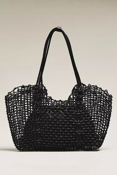 Dolce Vita Briza Perforated Tote In Black