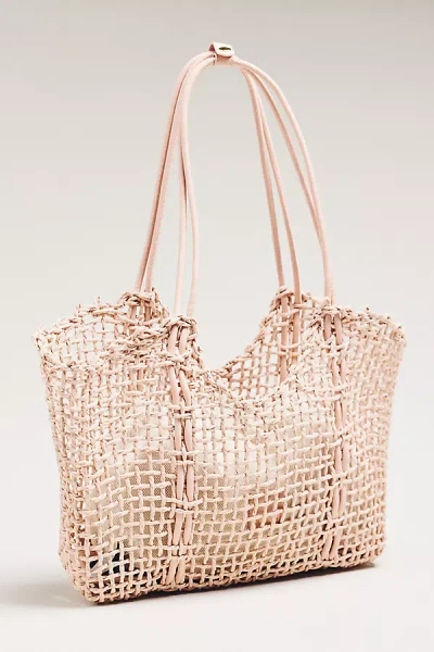 Dolce Vita Briza Perforated Tote In Pink