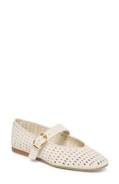 Dolce Vita Baila Suede Flat In White
