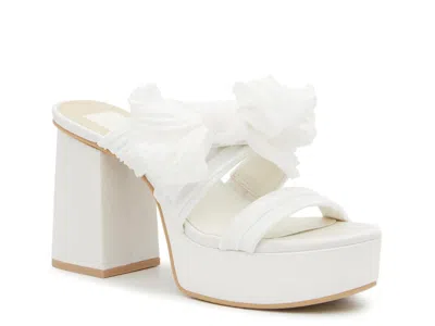 Dolce Vita Brooks Platform Sandal In White