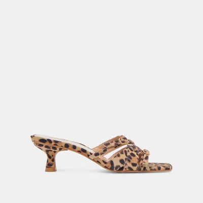 Dolce Vita Bryant Heels Dk Leopard Suede