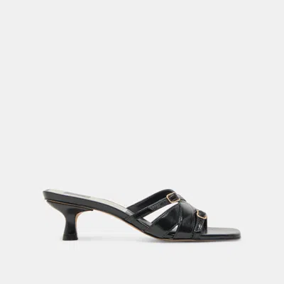 Dolce Vita Bryant Heels Midnight Crinkle Patent