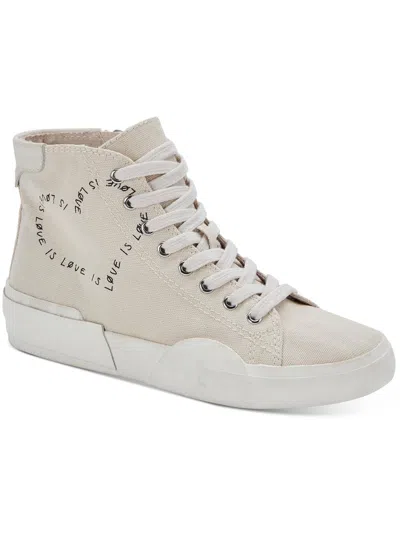 Dolce Vita Brycen Pride Womens Leather Lifestyle High-top Sneakers In Multi