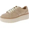 Dolce Vita Bubbles Womens Leather Walking Casual And Fashion Sneakers In Gold