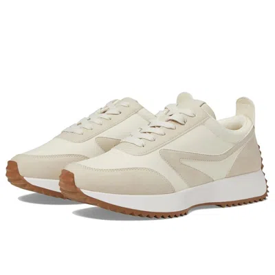 Dolce Vita Bynx Sneakers Women's Ivory Lace Up Comfort Shoes Htat1139 In Neutral