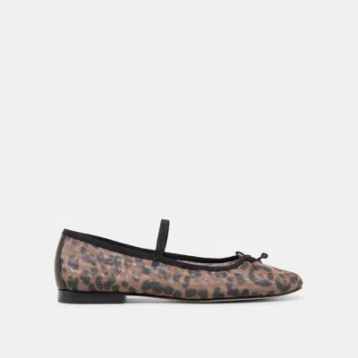 Dolce Vita Cadel Ballet Flats Dk Leopard Mesh