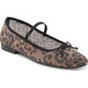 Dolce Vita Cadel Mary Jane Flat In Animal Print