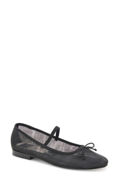 Dolce Vita Cadel Mary Jane Flat In Onyx Mesh