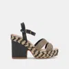 Dolce Vita Cale Womens Adjustable Platform Sandals