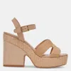 Dolce Vita Women's Cale Ankle Strap Espadrille Platform Sandals In Multi