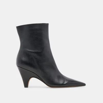 Dolce Vita Calico Booties Black Leather