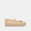 Dolce Vita Cambre Ballet Flats Lt Natural Woven Mesh