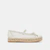 Dolce Vita Cambre Ballet Flats White Mesh