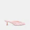Dolce Vita Camilo X Byrdie Golf Wide Heels Pink Raffia