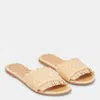 Dolce Vita Camino Sandals Lt Natural Raffia In Beige