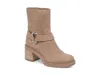 Dolce Vita Camros Dp93m0040 Boots Women's Brown Leather Side Zip Jobb060 In Brown