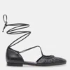 Dolce Vita Cancun Ankle Tie Flat In Black