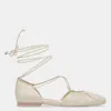 Dolce Vita Cancun Ballet Flats Ivory Leather