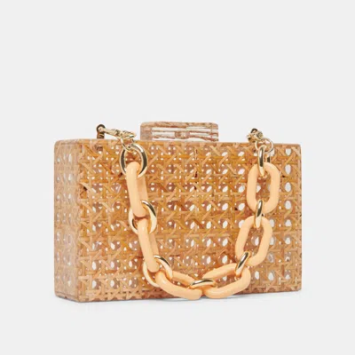 Dolce Vita Cane Clutch Natural Multi Caning