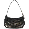 Dolce Vita Cannes Faux Leather Baguette Bag In Black