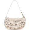 Dolce Vita Cannes Faux Leather Baguette Bag In Ivory