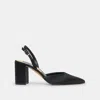 Dolce Vita Carel High Heels Onyx Satin In Multi