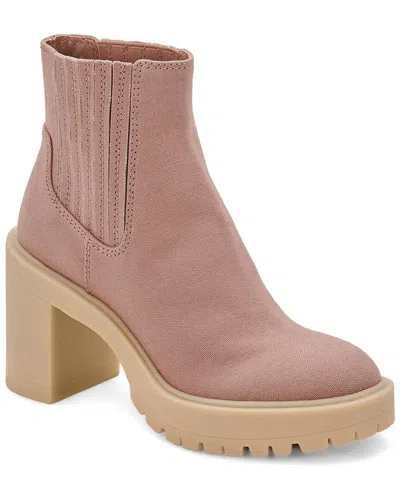Dolce Vita Caster Bootie In Brown