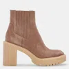 DOLCE VITA CASTER H2O BOOTIES MUSHROOM SUEDE