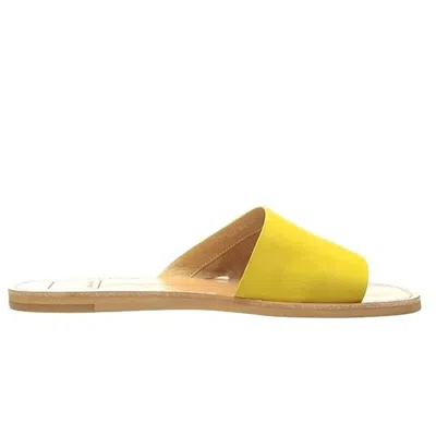 Dolce Vita Cato Slide Sandal In Yellow