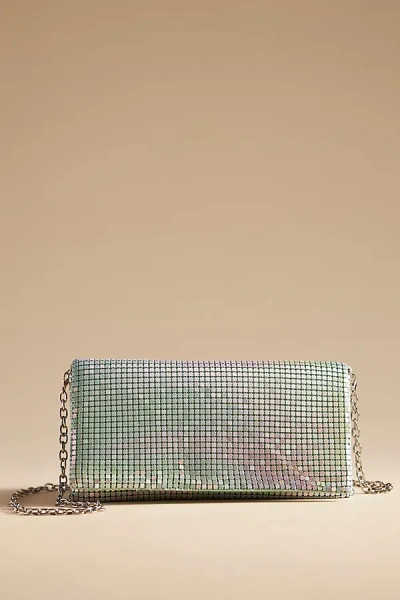 Dolce Vita Chainmail Clutch In Green