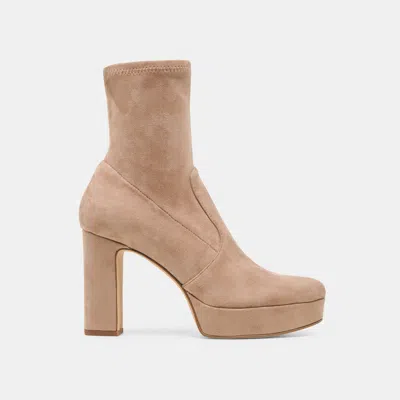 Dolce Vita Chasly Boots Barley Stella Suede In Brown